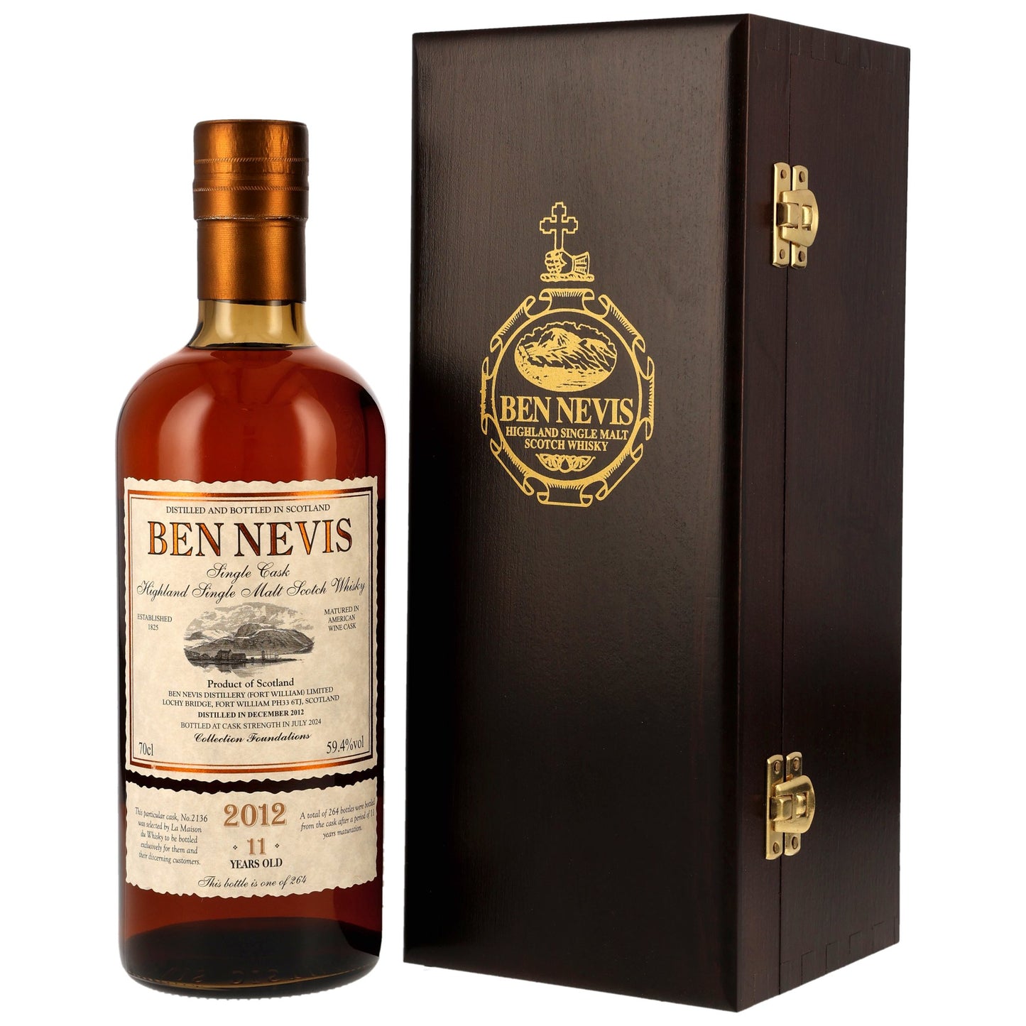 Ben Nevis 2012/2024 11 Jahre American Wine Cask #2136 59,4% 0,7l