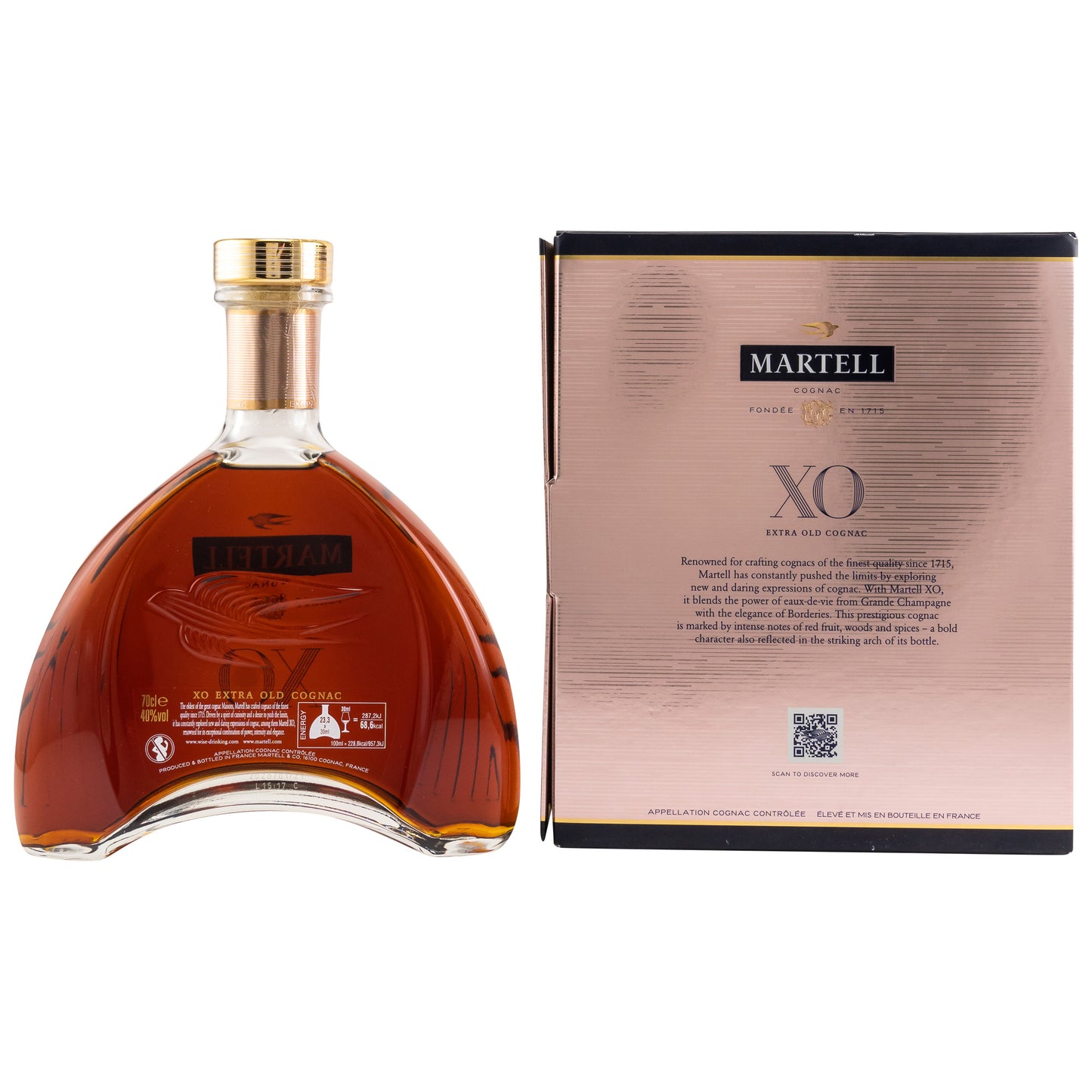 Martell XO Cognac 40% 0,7l