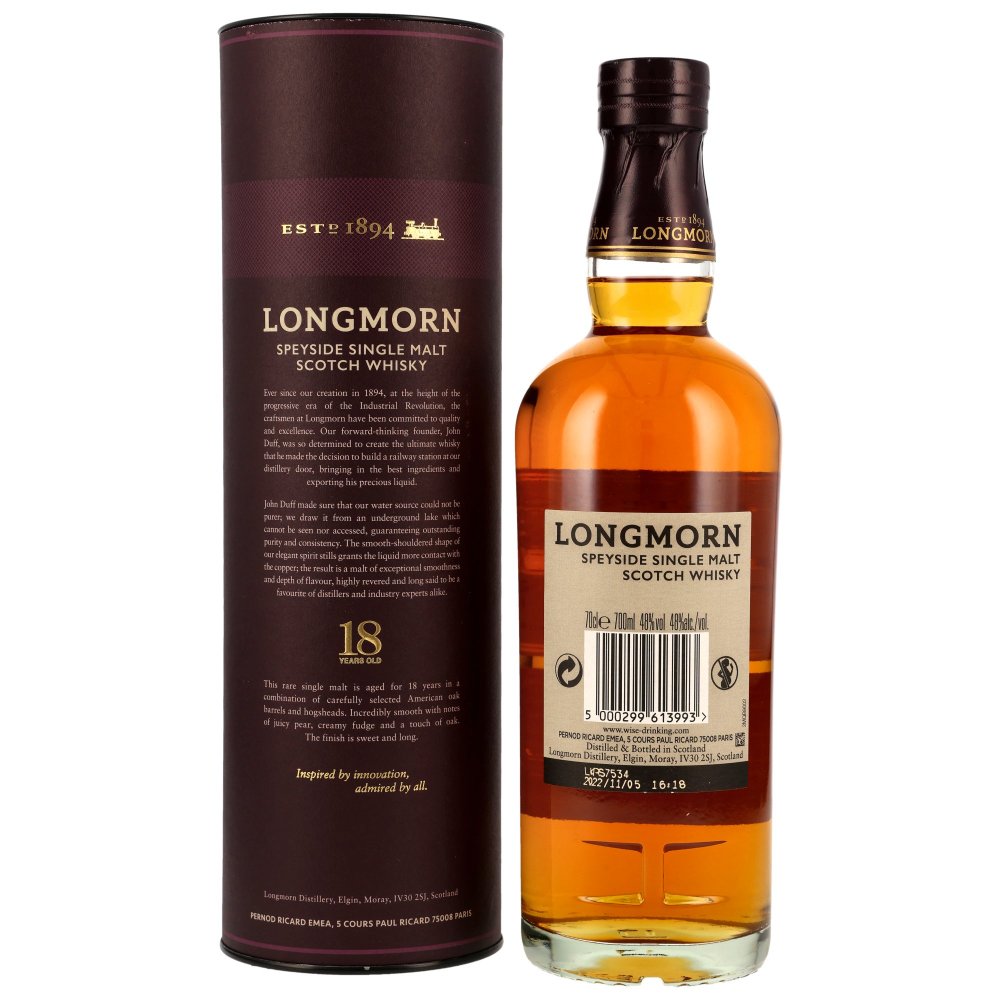 Longmorn 18 Jahre 48% 0,7l