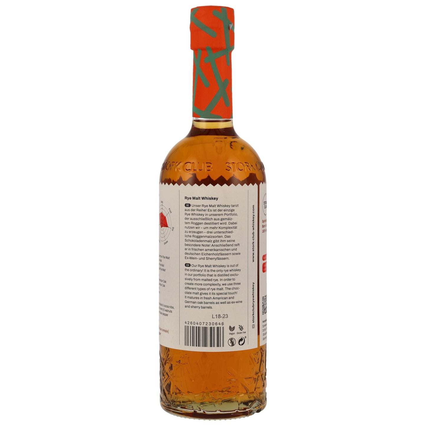 Stork Club Rye Malt Whiskey 43% 0,7l