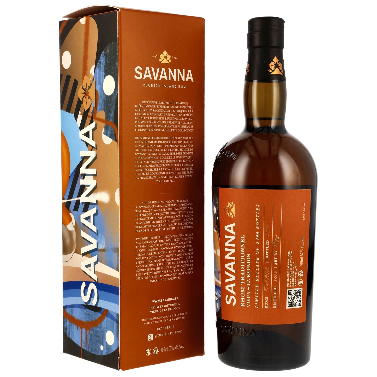 Savanna Art of Rum by Repy 57% 0,7l