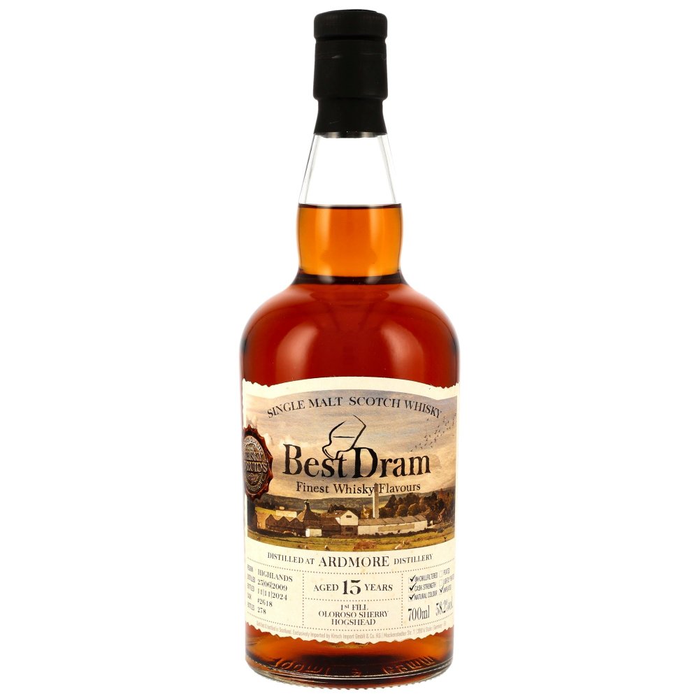 Ardmore 15 Jahre Oloroso Sherry Hogshead #2618 Best Dram 58,2% 0,7l