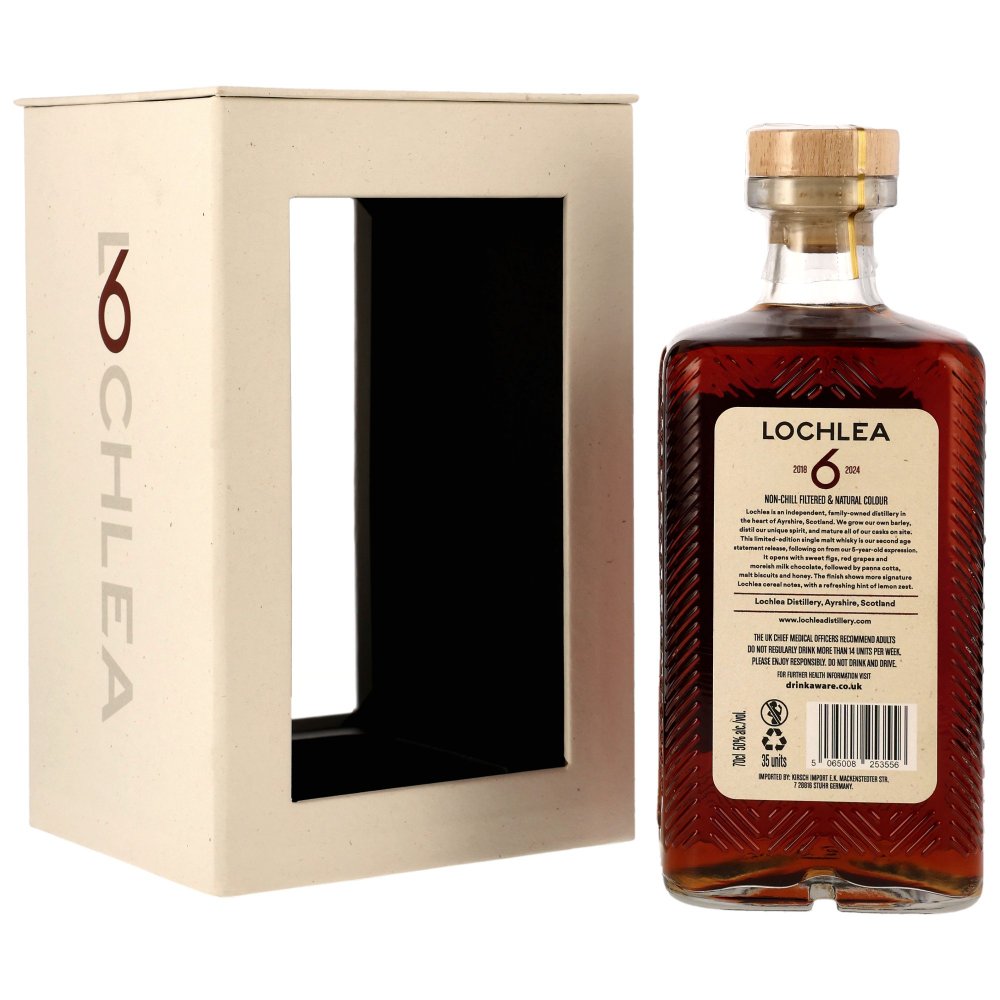 Lochlea 6 Jahre 2018/2024 Bourbon & Sherry Casks 50% 0,7l