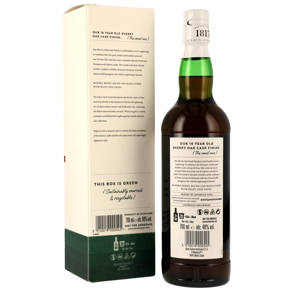 Laphroaig 10 Jahre Sherry Oak 48% 0,7l