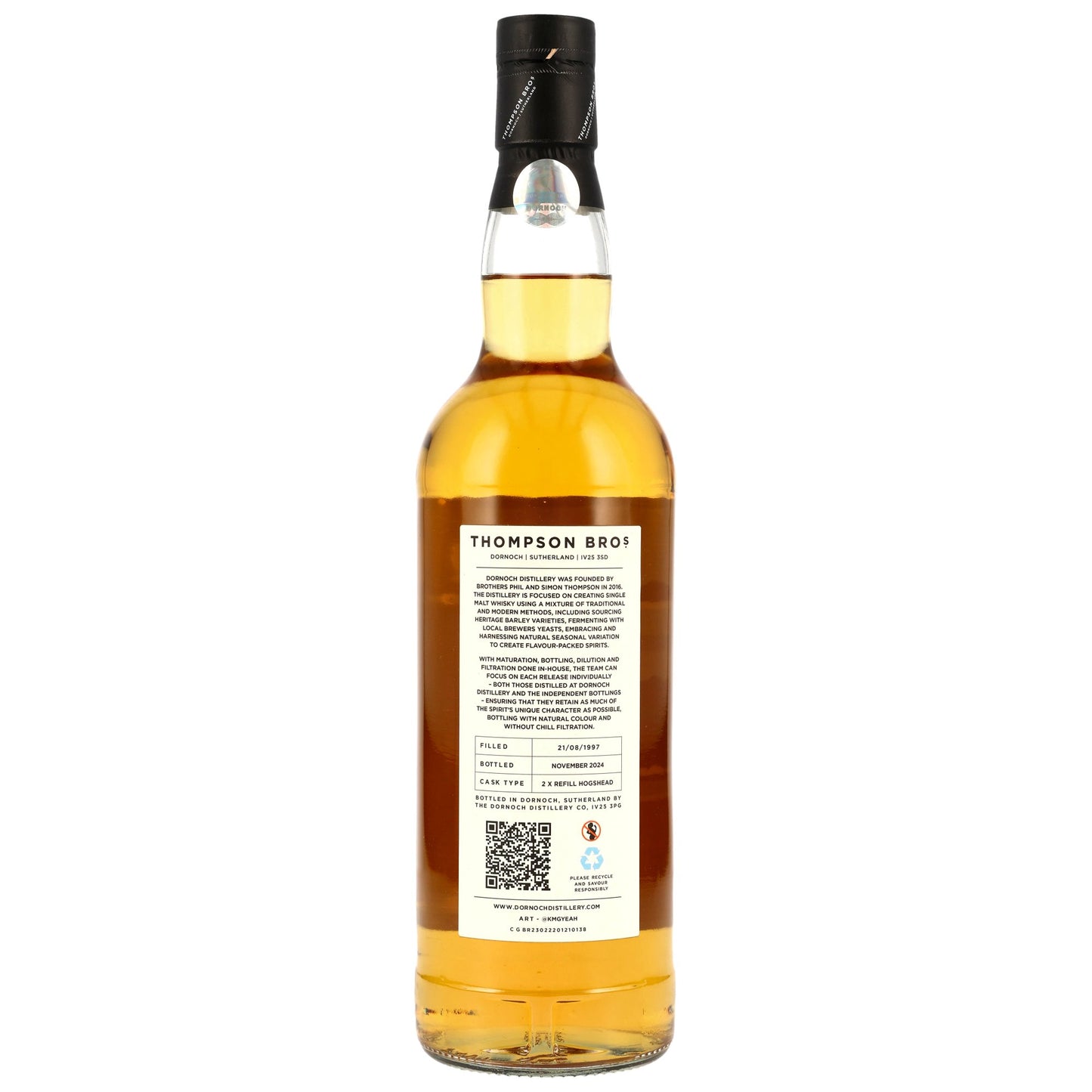 Inchgower 27 Jahre 1997/2024 Thompson Bros. 52,3% 0,7l