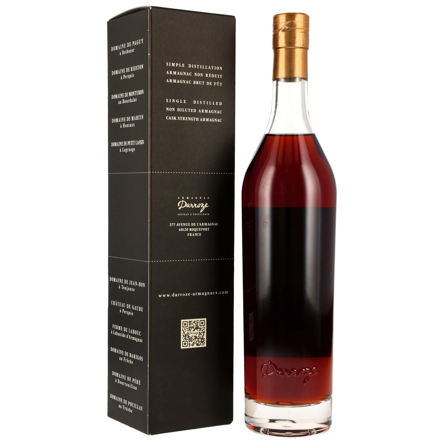 Darroze Armagnac Domaine de Busquet 1999/2025 Journal des Kirsch 49,5% 0,7l