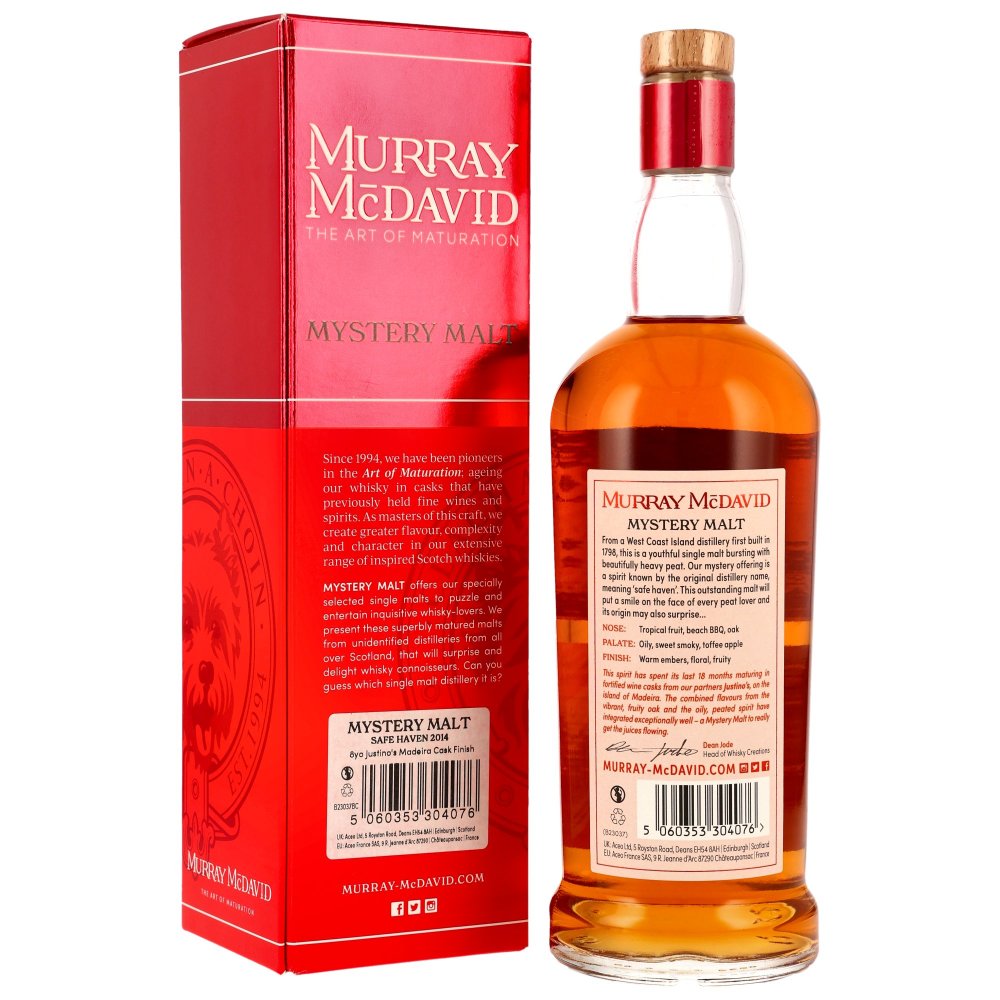 Safe Haven (Ledaig) 8 Jahre Justinos Madeira Cask Finish Murray McDavid 50% 0,7l