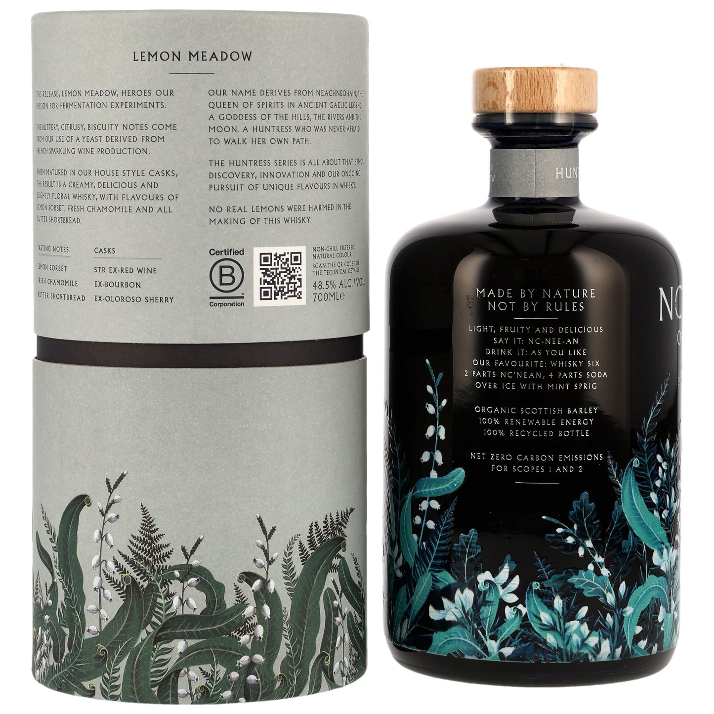 Nc'Nean Organic Single Malt Whisky Huntress Lemon Meadow 2025 48,5% 0,7l