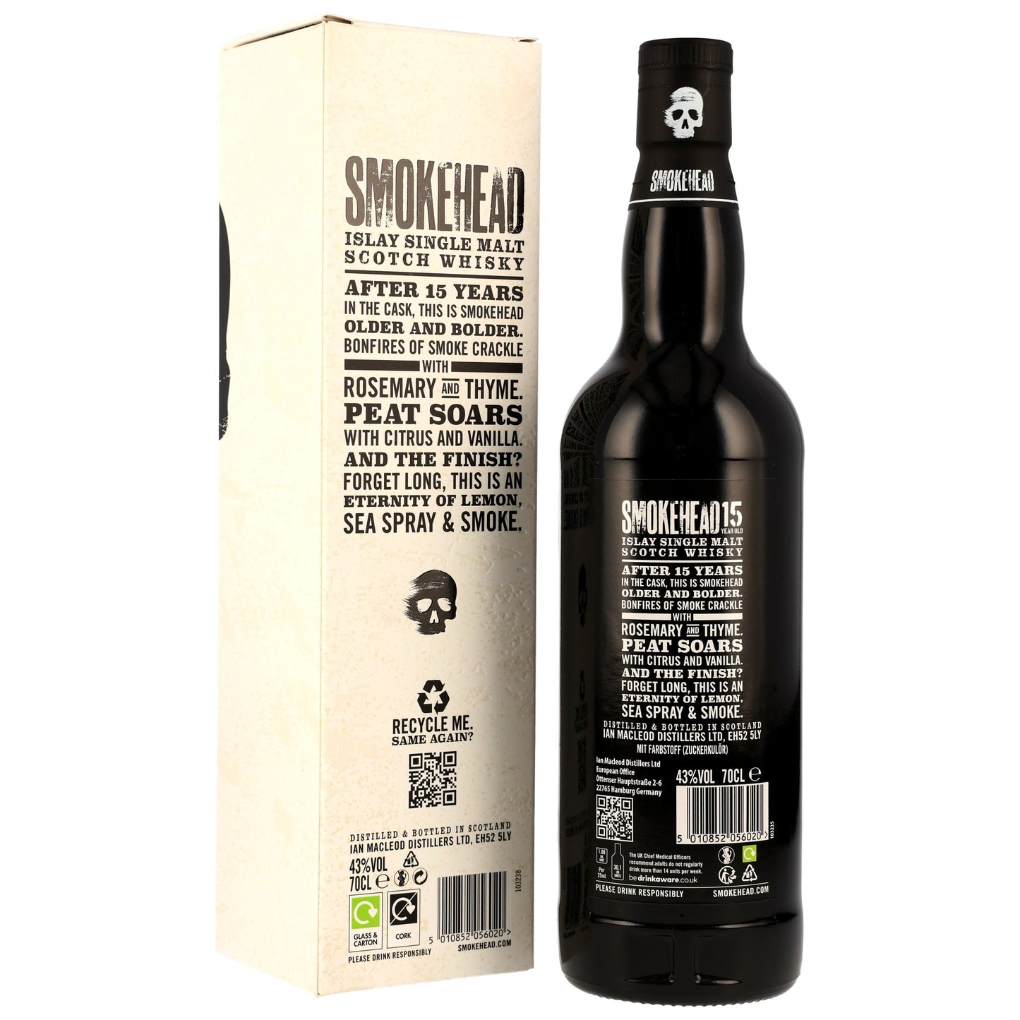 Smokehead 15 Jahre Ian MacLeod Limited Edition 43% 0,7l