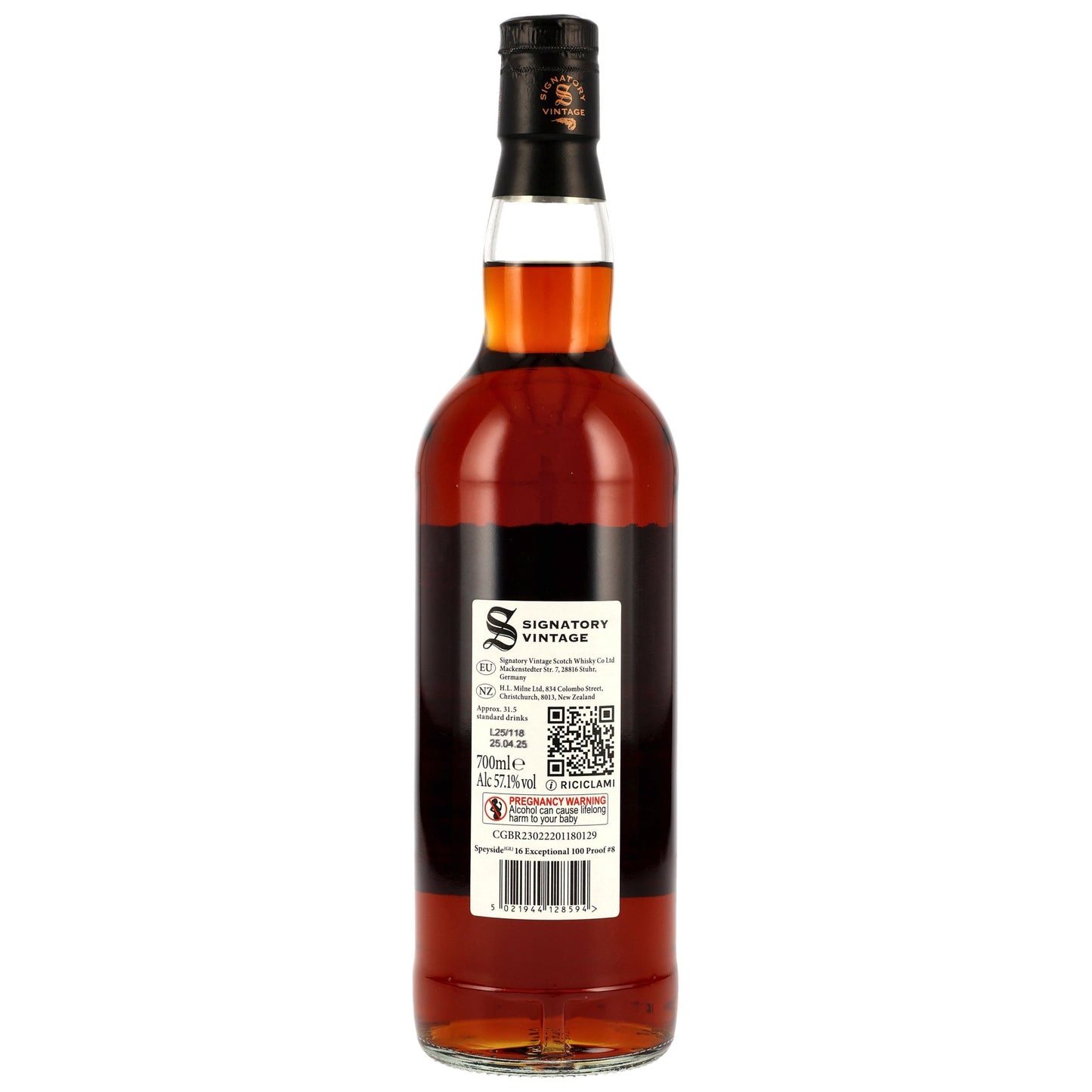 Speyside (GL) 16 Jahre 100 Proof Exceptional Cask Edition #8 SV 57,1% 0,7l
