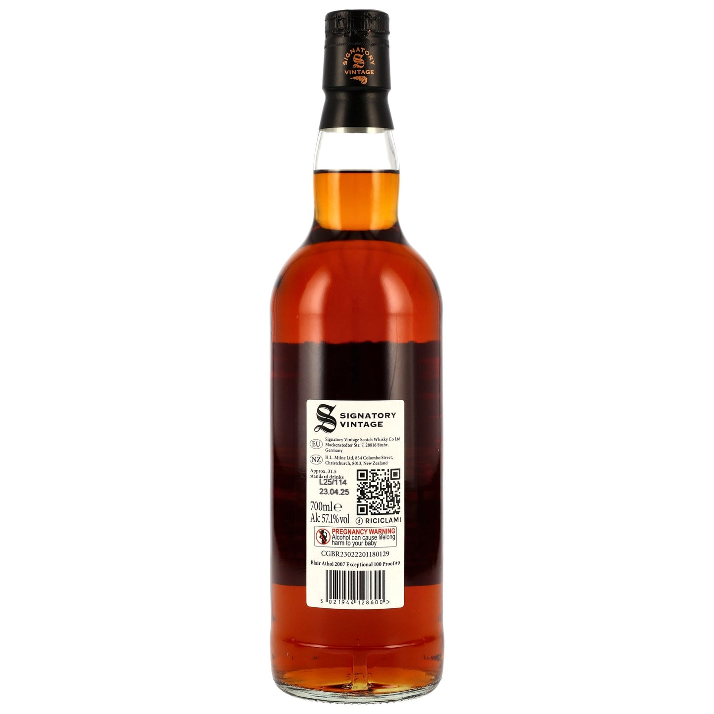 Blair Athol 17 Jahre 2007/2025 100 Proof Exceptional Cask Edition #9 SV 57,1% 0,7l