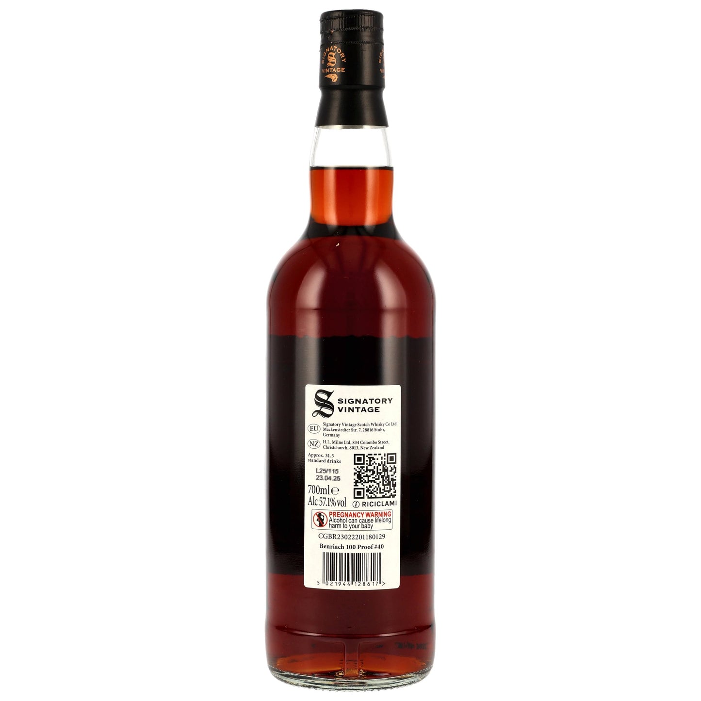 Benriach 10 Jahre 2014/2025 SV 100 Proof Edition #40 57,1% 0,7