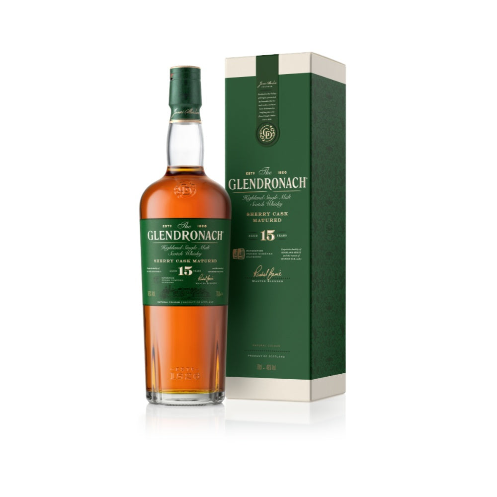 Glendronach 15 Jahre (neues Design) 46% 0,7l