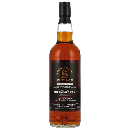 Aultmore 2007 SV 100 Proof Exceptional Cask Edition 1 57,1% 0,7l
