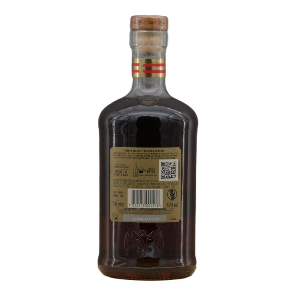 Bacardi Reserva Ocho 8 Jahre Back