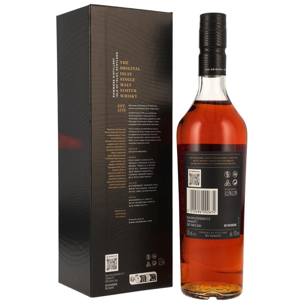 Bowmore 18 Jahre Sherry Cask Collection 2024 43% 0,7l