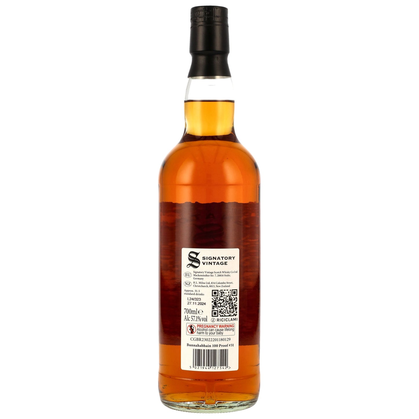 Bunnahabhain 8 Jahre SV 100 Proof Collection #31 57,1% 0,7l