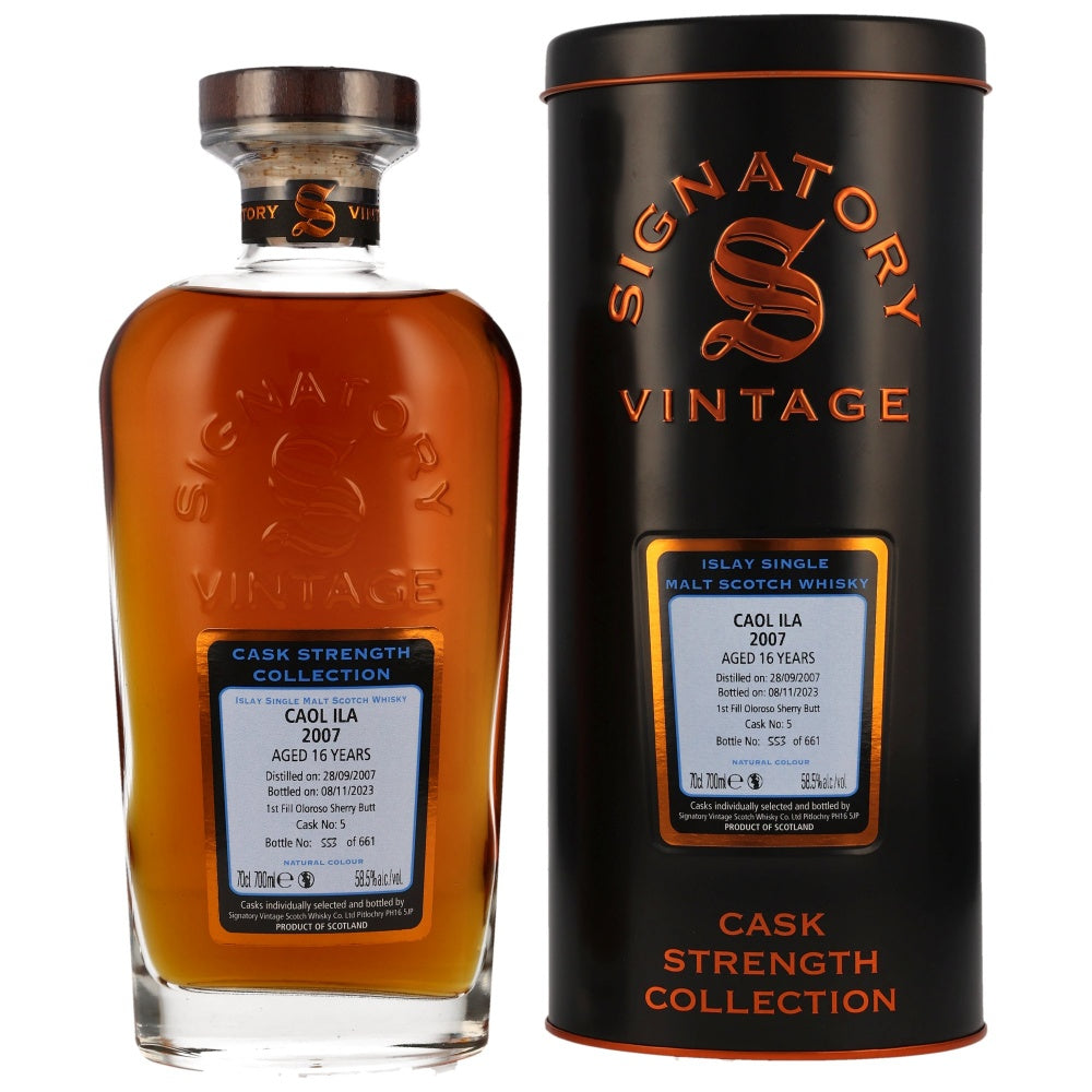 Caol Ila 16 Jahre Cask Strength Collection SV