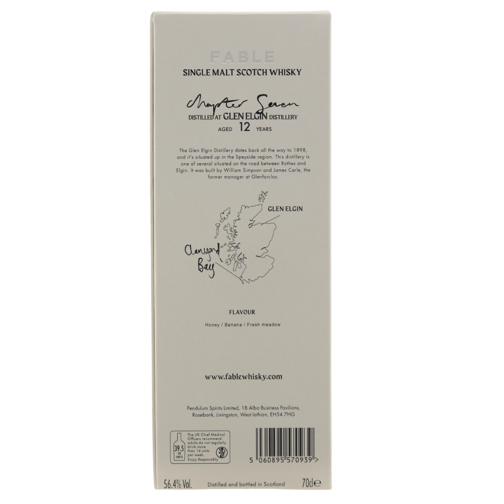 Glen Elgin 12 Year Old 2009/2022 Fable Whisky Chapter 7 Piper Cask #801793 56.4% 0.7l