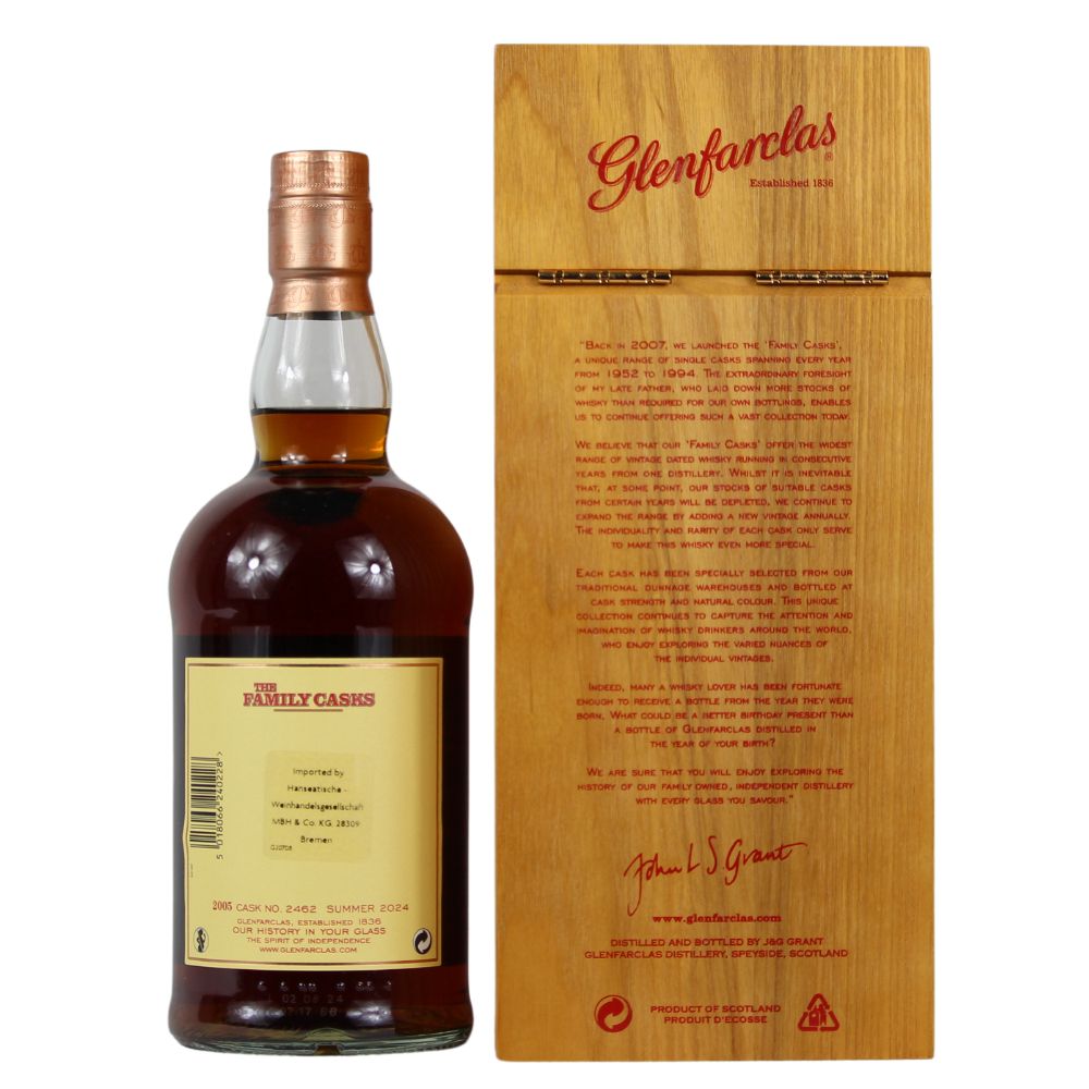 Glenfarclas 2005/2024 The Family Casks #2462 59,3% 0,7l