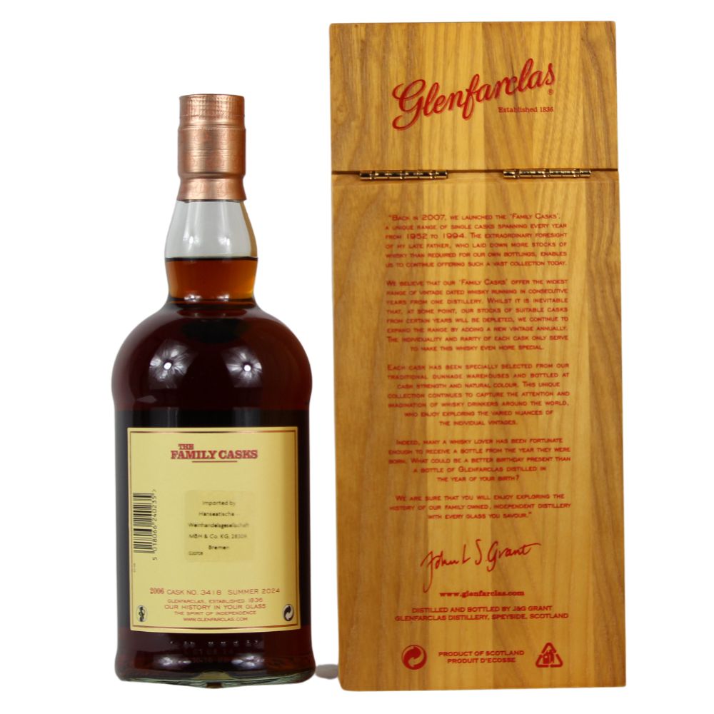 Glenfarclas 2006/2024 The Family Casks #3418 61,4% 0,7l