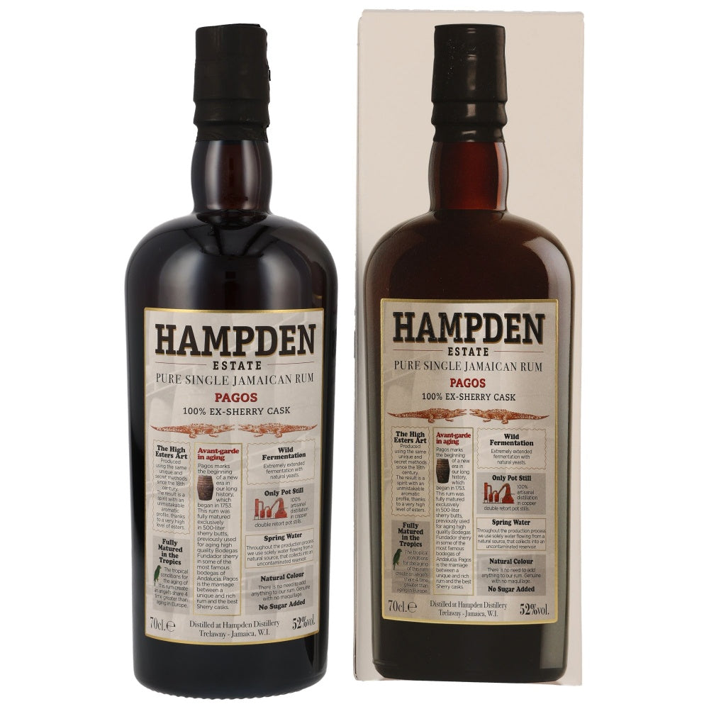 HAMPDEN Pagos 52% 2023, rhum Jamaïque au meilleur prix