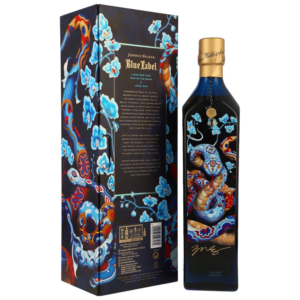 Johnnie Walker Blue Label Chinese New Year - Year of the Snake (James Jean) 40% 0,7l
