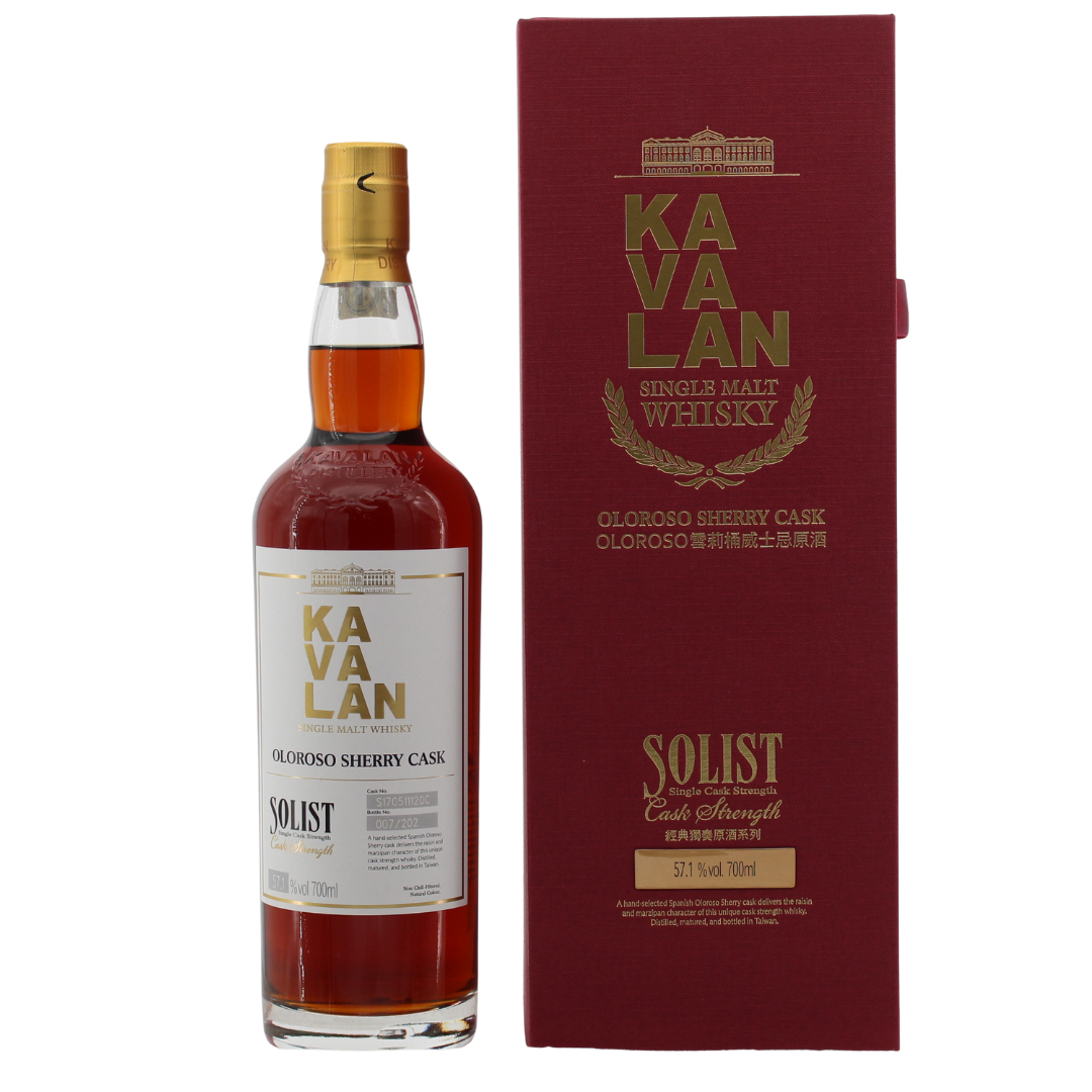 Kavalan 6 Years 2017/2023 Solist Oloroso Sherry Single Cask Strength 57.1% 0.7l
