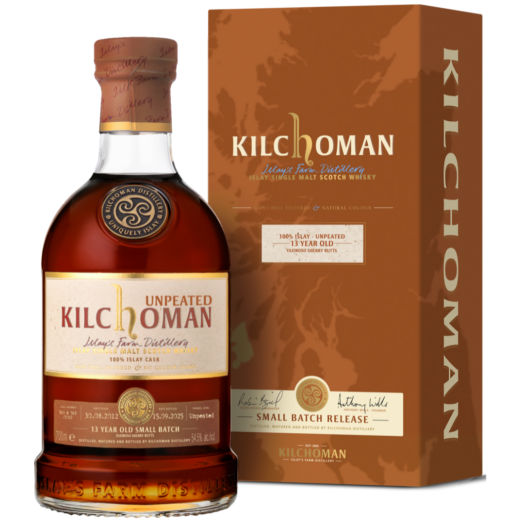 Kilchoman 13 Year Old 2012/2025 Unpeated 100% Islay Cask 54.5% 0.7