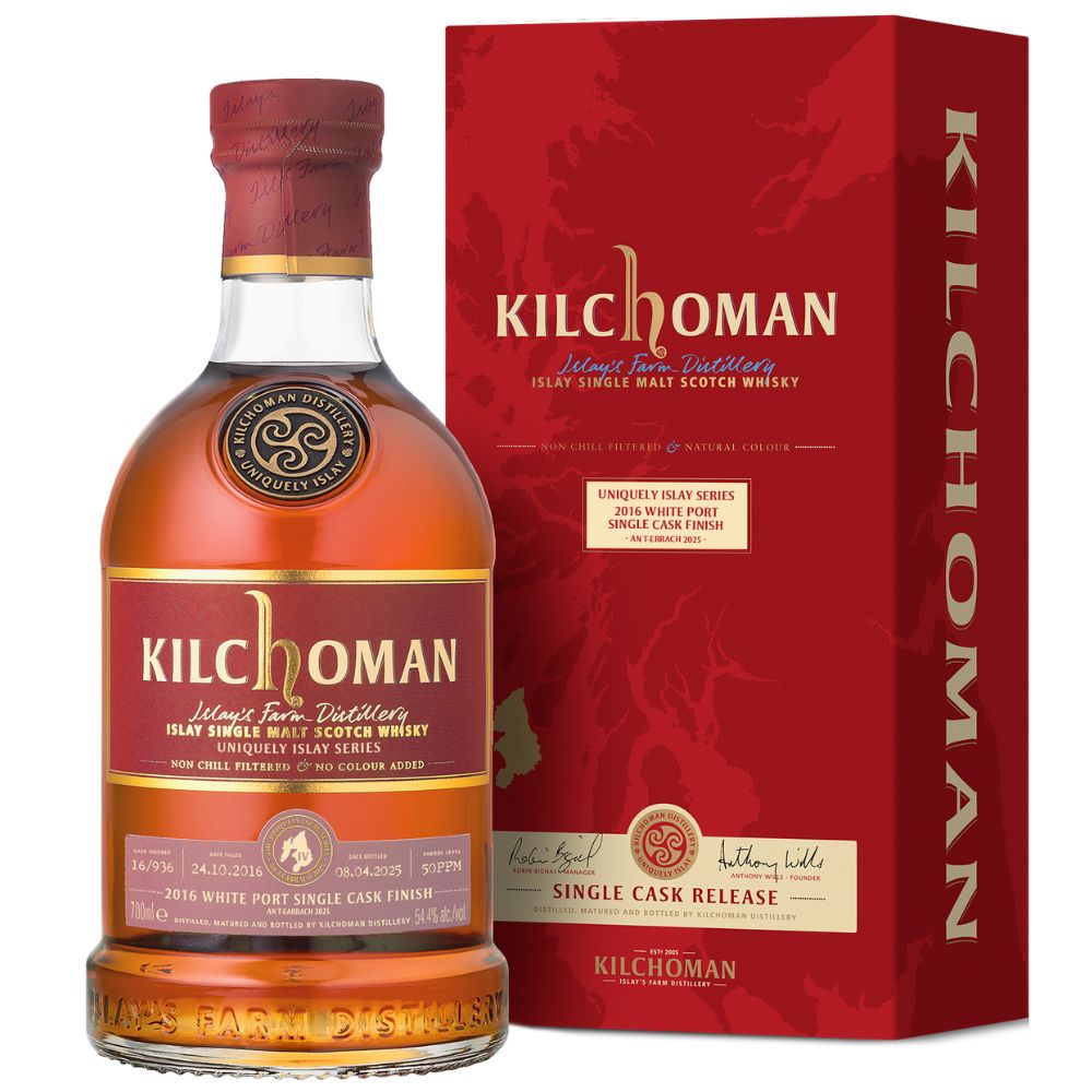 Kilchoman White Port Cask Finish 2016 Uniquely Islay Series AN T-EARRACH 2025 54,4% 0,7l