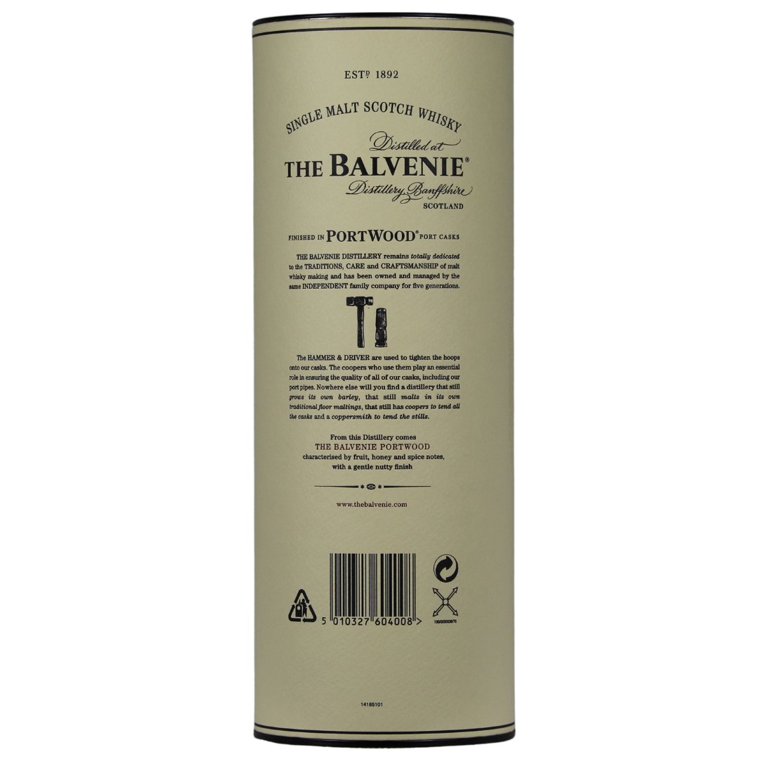Balvenie 21 Jahre Portwood Finish 40% 0,7l