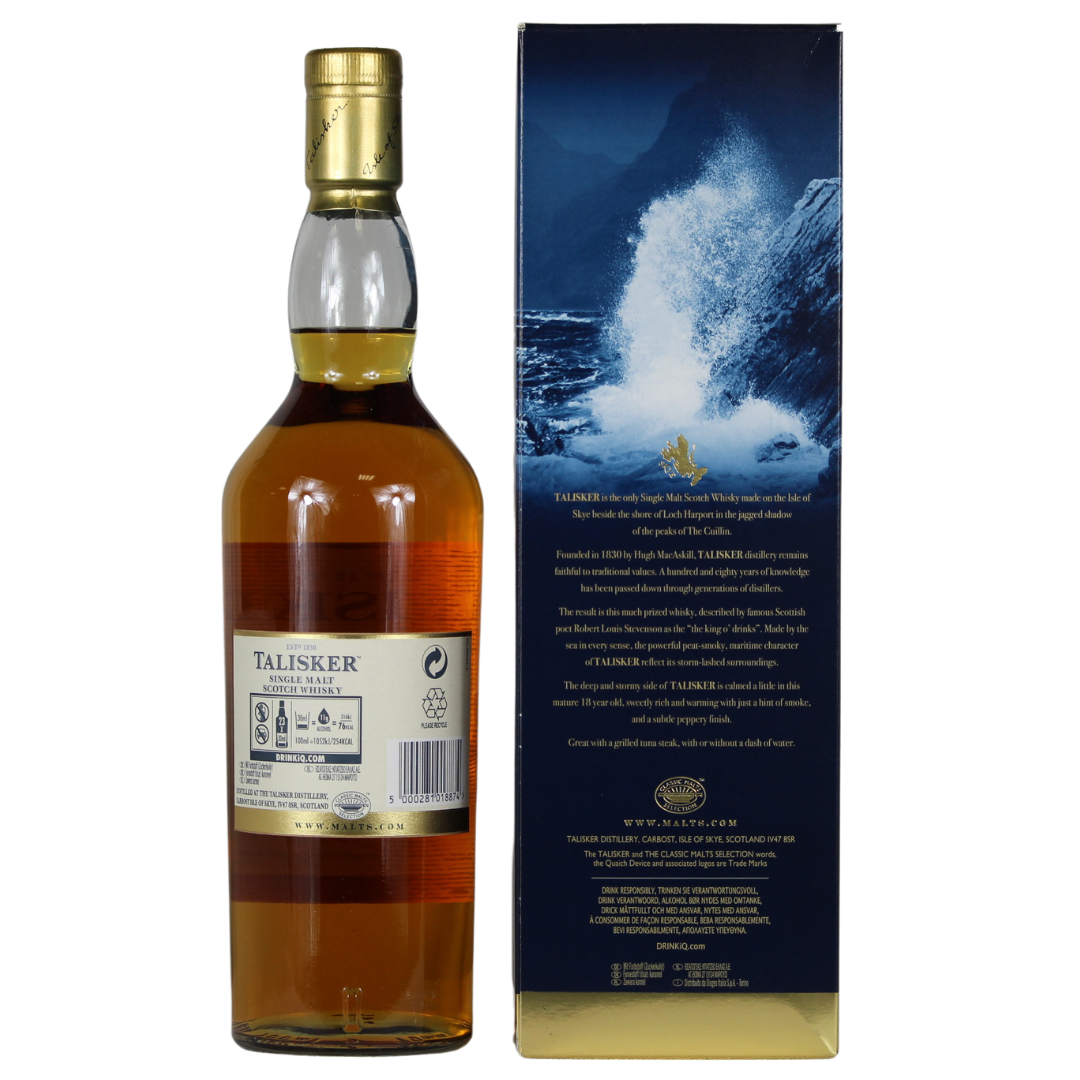 Talisker 18 Jahre (Bottled 2018) 45,8% 0,7l