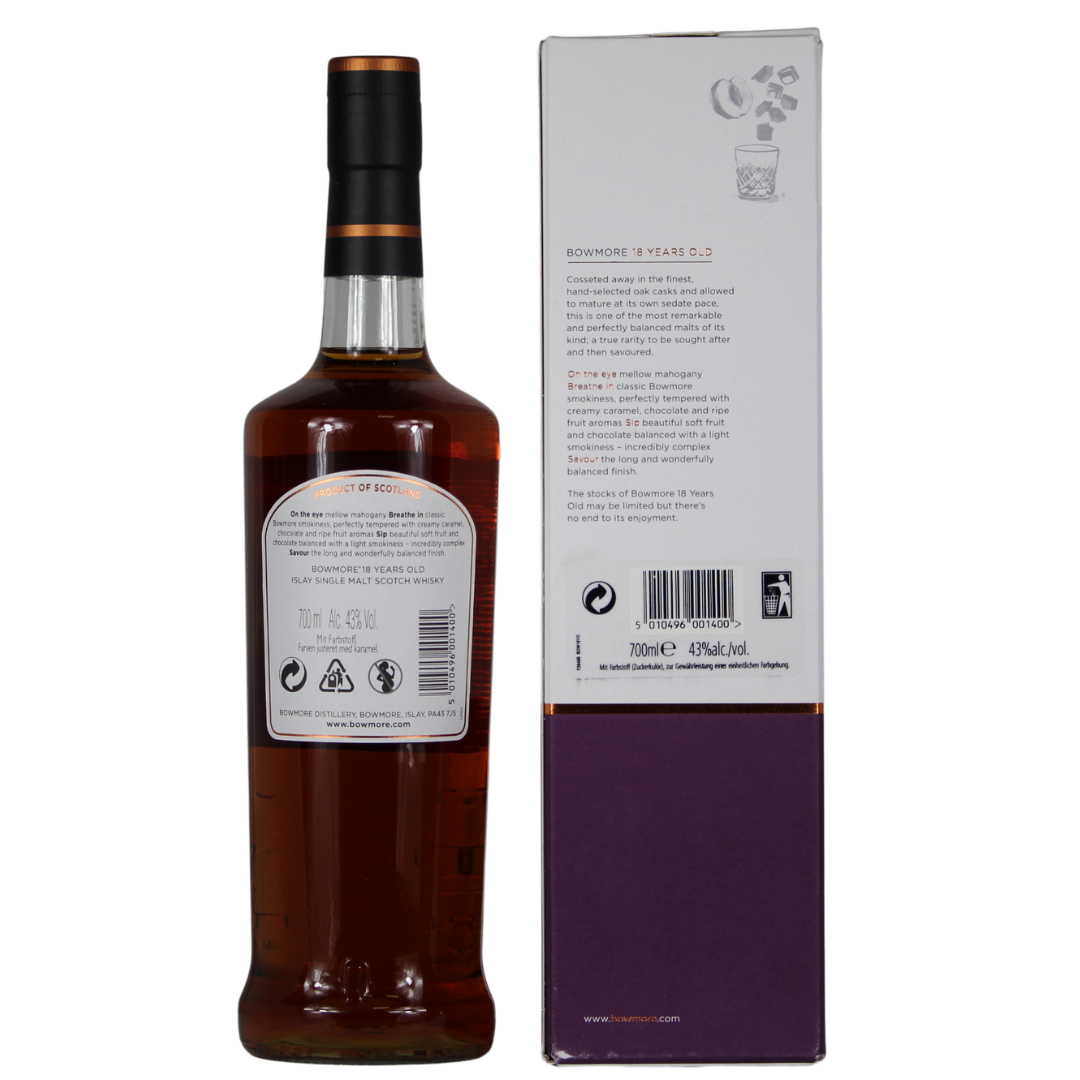 Bowmore 18 Jahre (Bottled 2016) 43% 0,7l