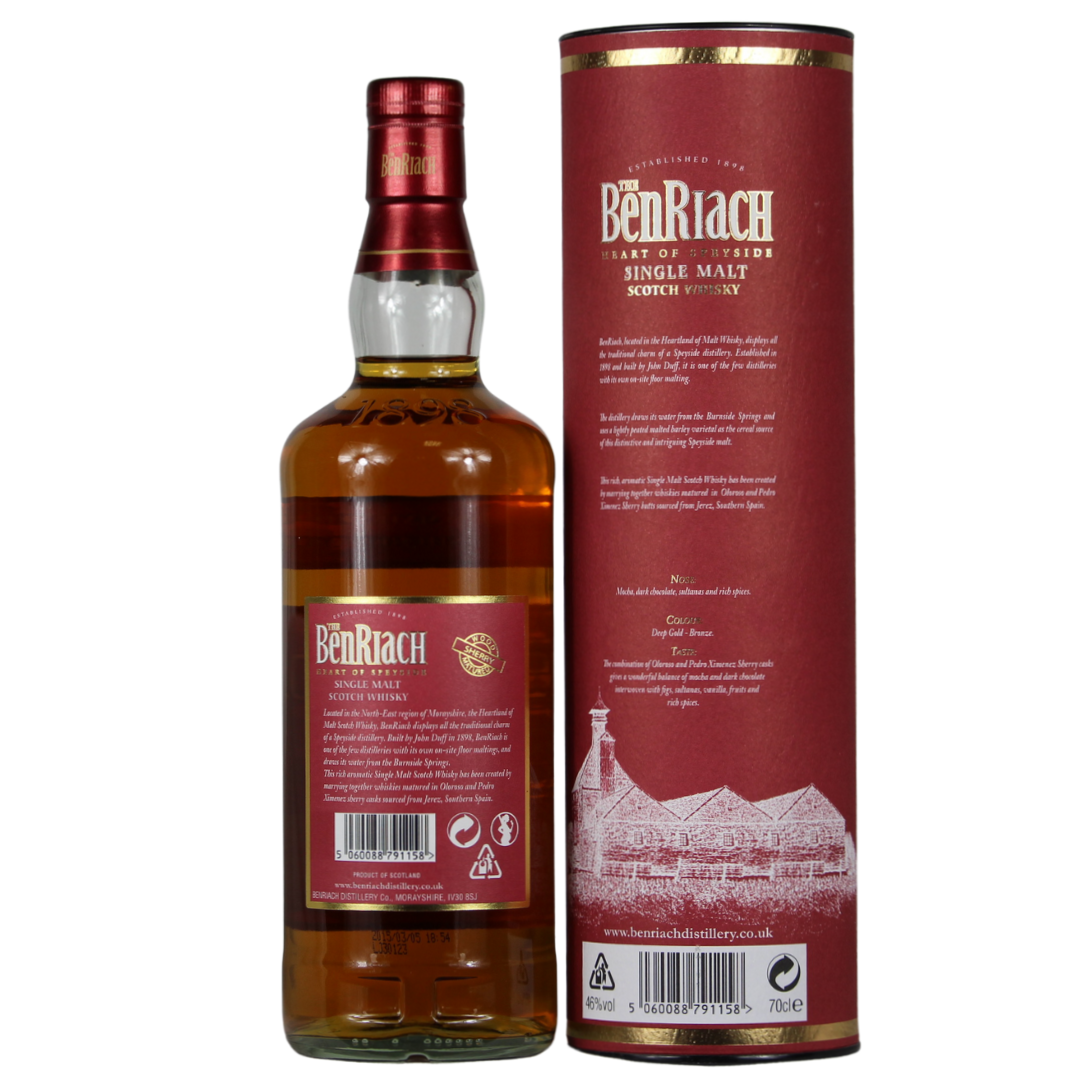 Benriach 12 Jahre Sherry Wood Bottled 2015 46% 0,7l