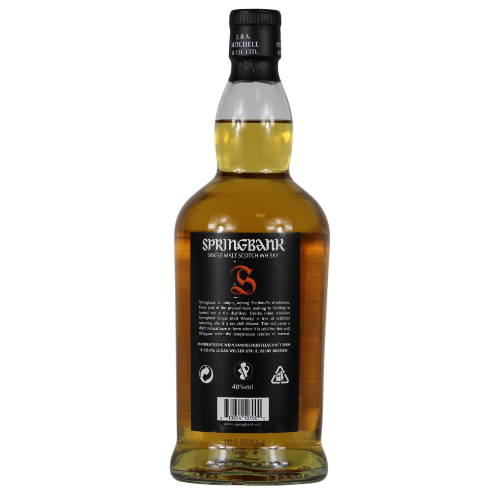 Springbank 10 Jahre 25/32 46% 0,7l