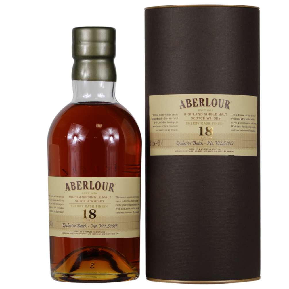Aberlour 18 Jahre Exclusive Batch WLS1013 43% 0,7l