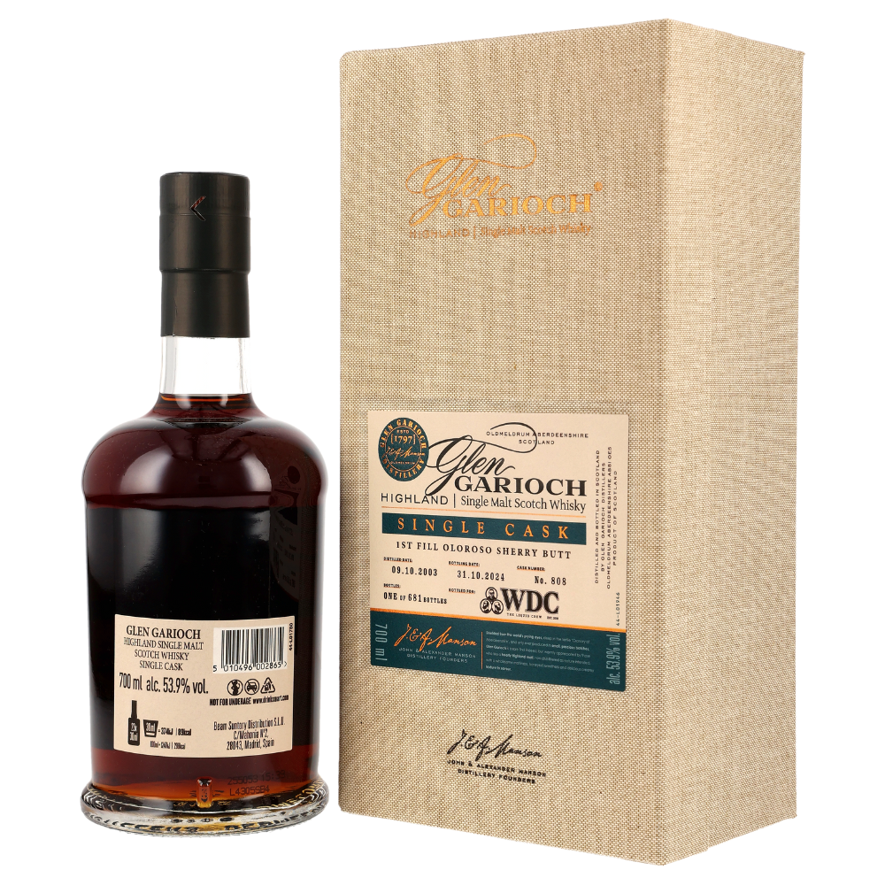Glen Garioch Single Cask 1st Fill Oloroso Sherry Butt 2003/2024 WDC 53,9% 0,7l