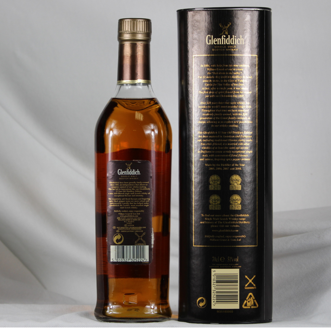 Glenfiddich 15 Jahre Distillery Edition 51% 0,7l