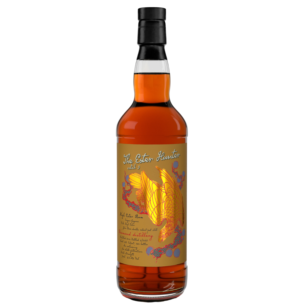 Diamond Distillery 2014/2025 Guyana Rum The Ester Hunter Catch 3 The Whisky Jury 53,6% 0,7l