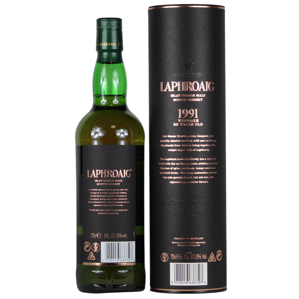 Laphroaig 23 Jahre 1991 Vintage 52,6% 0,7l