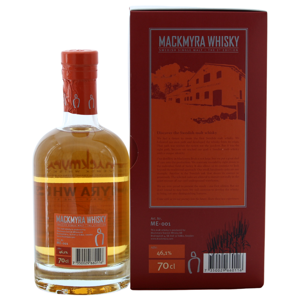 Mackmyra Swedish Single Malt The 1st Edition 46,1% 0,7l