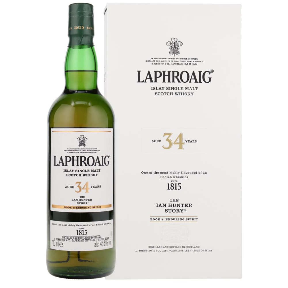 Laphroaig 34 Jahre The Ian Hunter Story Book 5 45,5% 0,7l