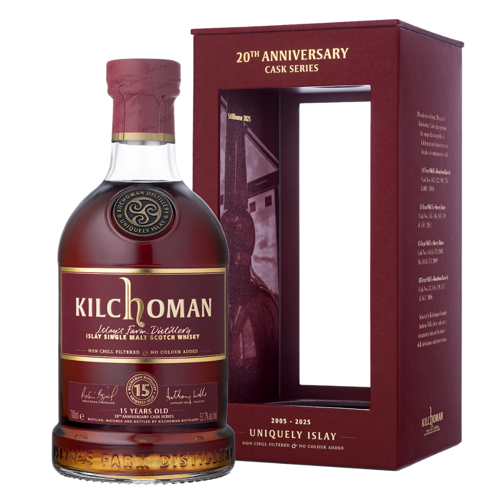Kilchoman 15 Jahre 20th Anniversary Cask Series Ex-Sherry Butt 52,7% 0,7l
