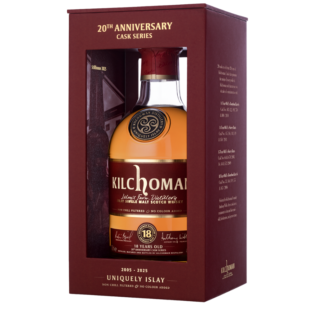 Kilchoman 18 Jahre 20th Anniversary Cask Series Ex-Bourbon Cask 46% 0,7l