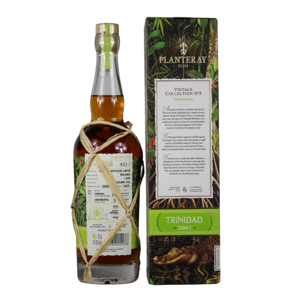 Planteray Rum Trinidad 22 Jahre 03/25 One Time limited Edition 47,8% 0,7l