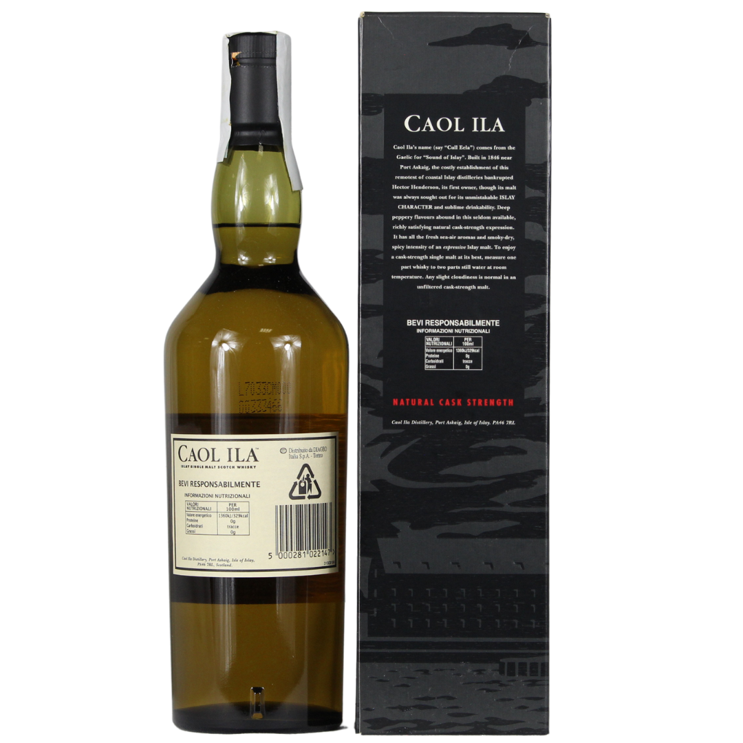 Caol Ila Natural Cask Strength (Bottled 2007) 59,2% 0,7l