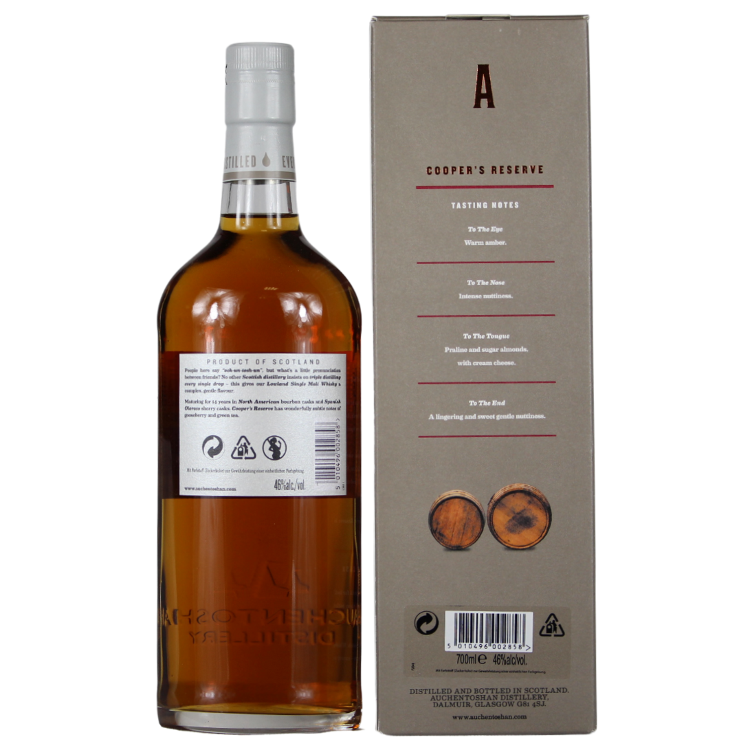 Auchentoshan 14 Jahre Cooper's Reserve 46% 0,7l