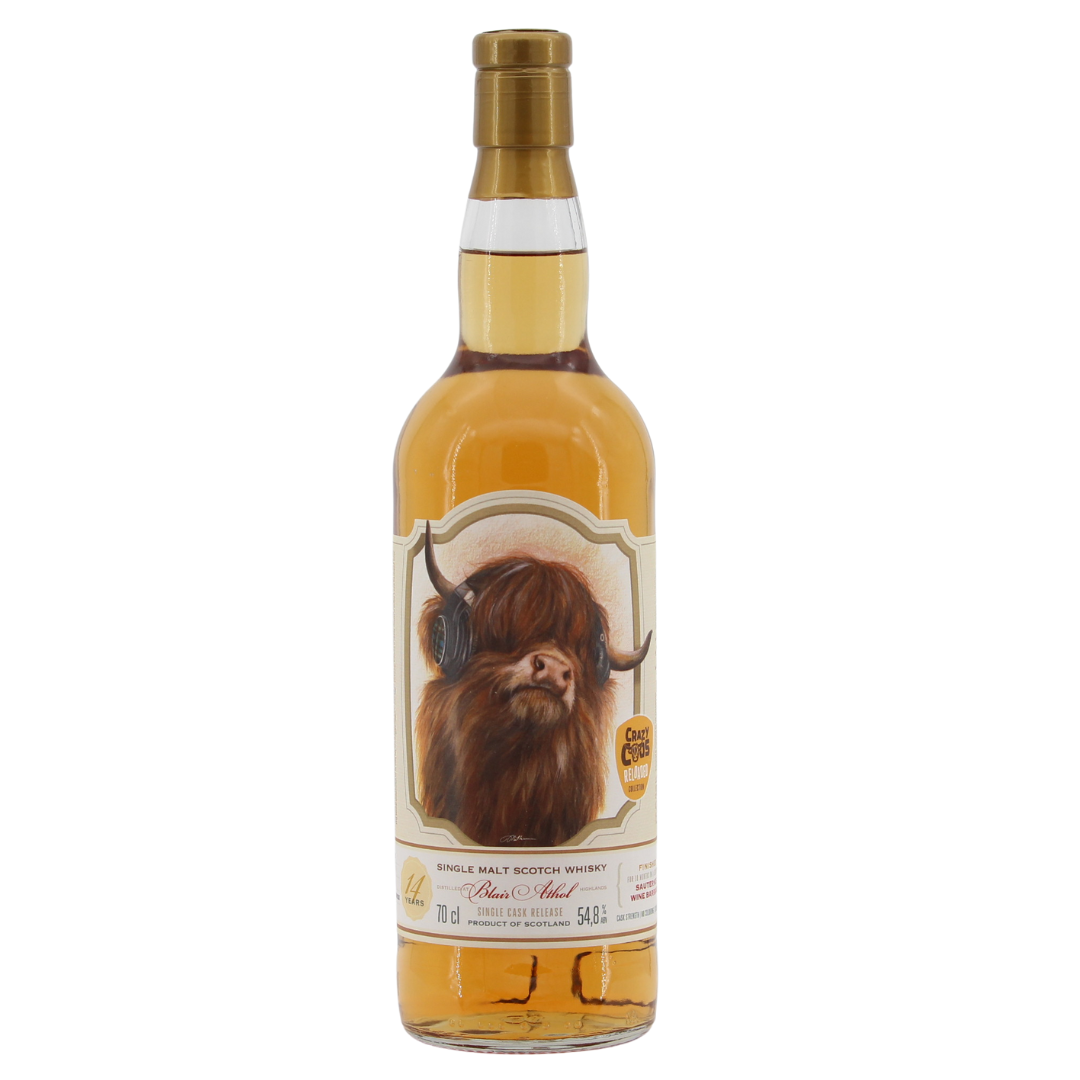 Blair Athol 14 Jahre 2011/2025 Crazy Coos Reloaded - Refill Bourbon Cask #302056 & Sauternes Finish Caskhound 54,8% 0,7l