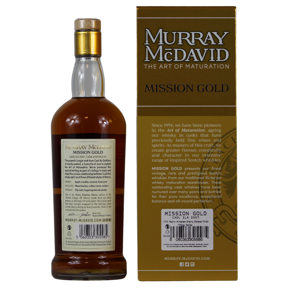 Caol Ila 17 Jahre Mission Gold Pedro Ximenez Murray McDavid 55,7% 0,7l