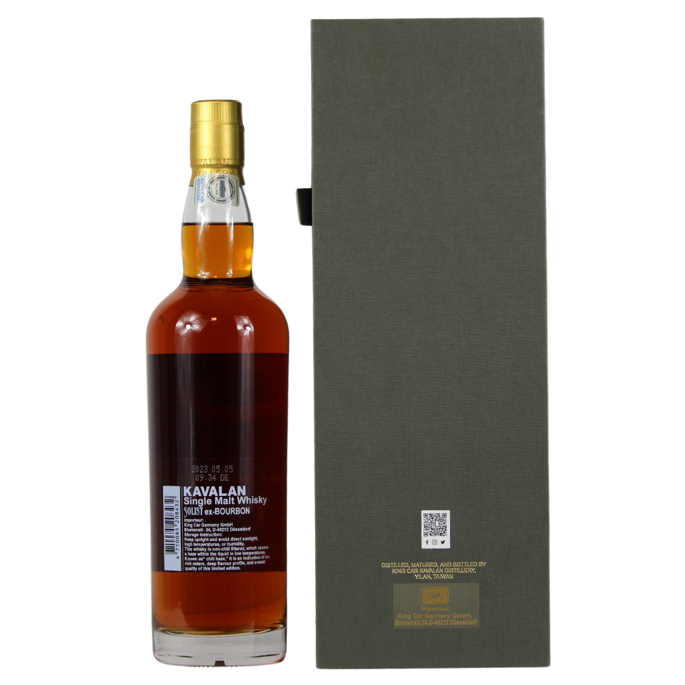 Kavalan Solist Ex Bourbon Cask #B150114127A 58,6% 0,7l